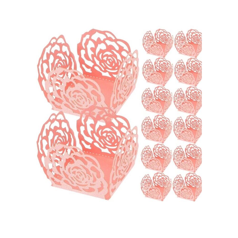 50Pcs Chocolate Paper Candy Cups Baking Cups Truffle Wrappers Liners Cups Small